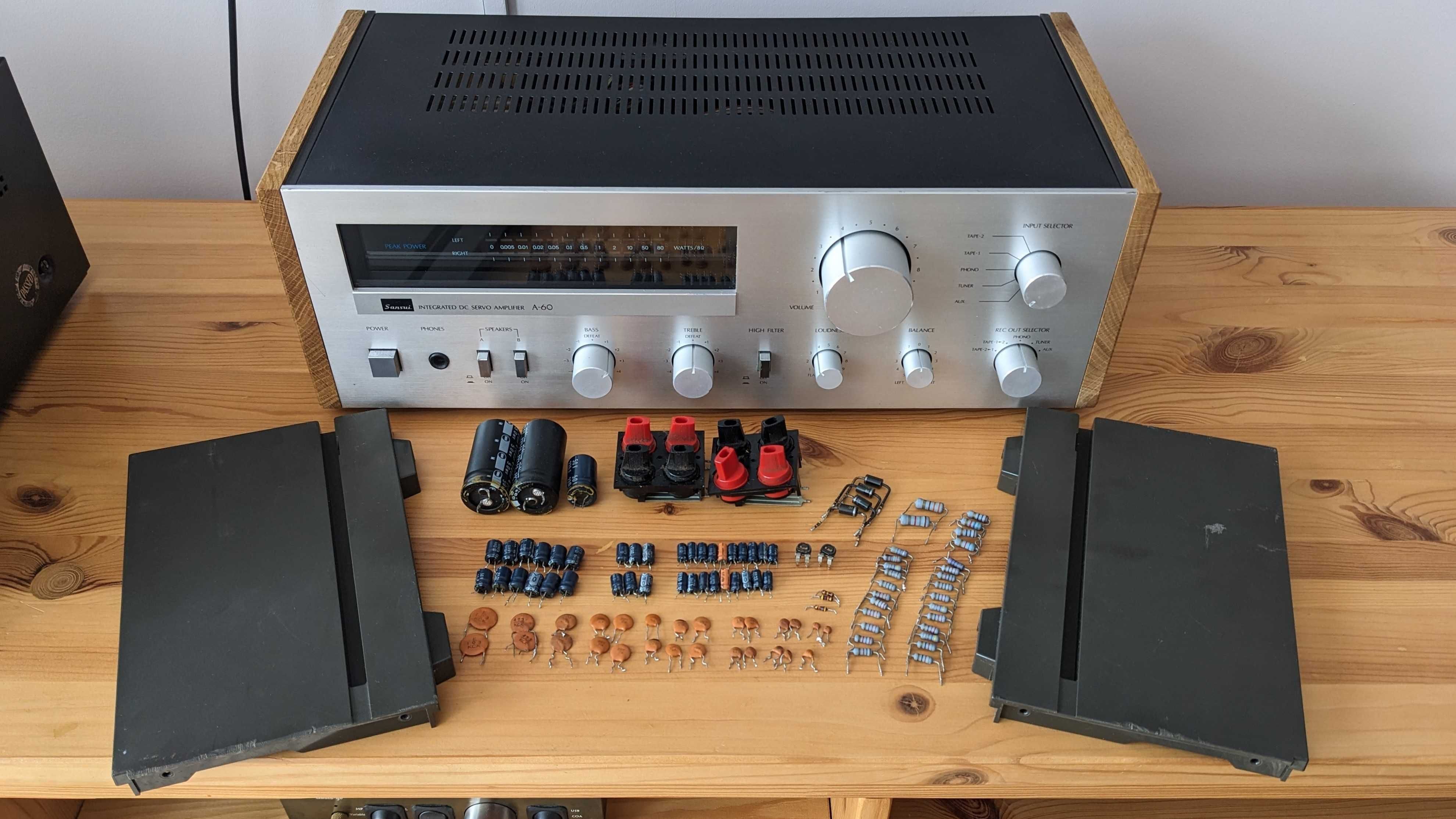 Sansui A-60  Piękny wzmacniacz stereo po pełnym serwisie!