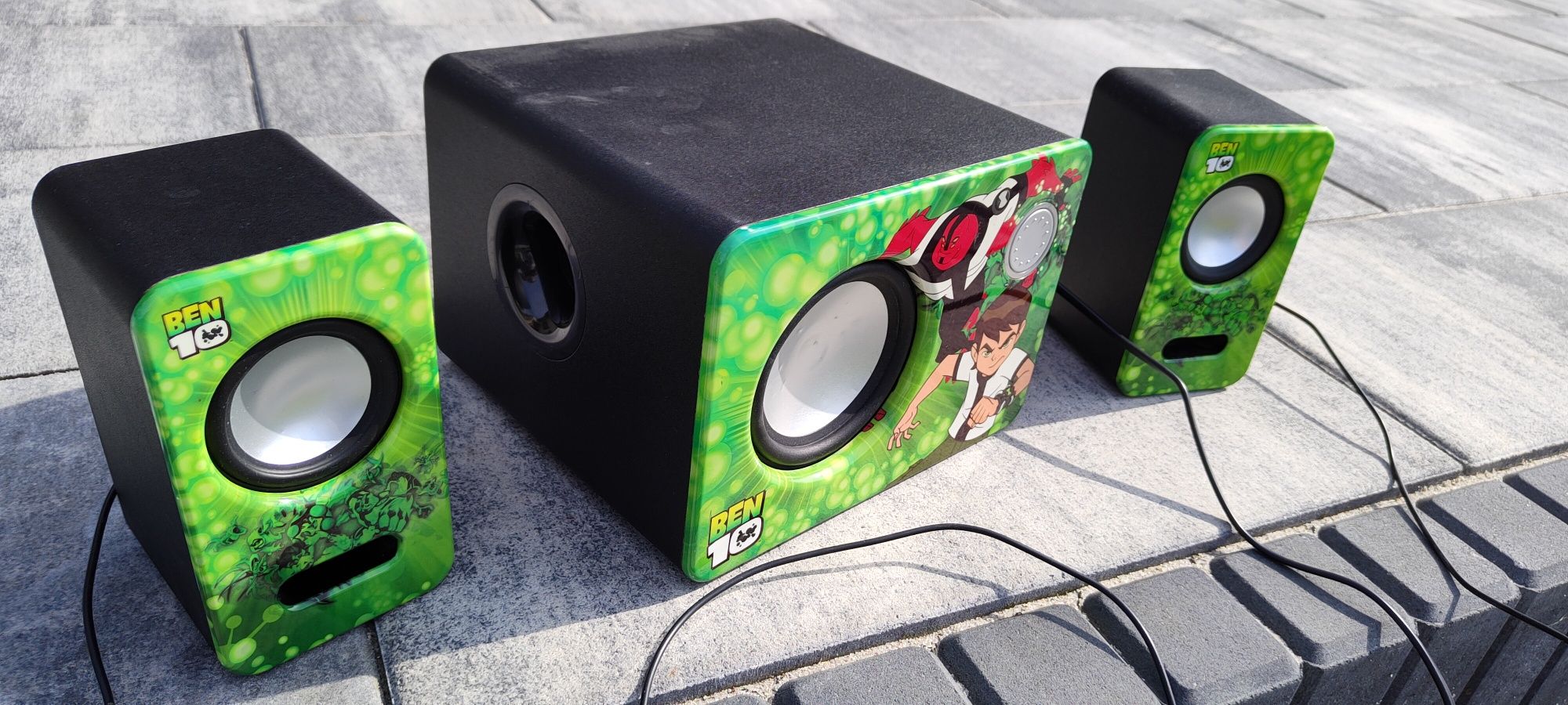 Głośniki Modecom mc-2090 Ben 10 subwoofer dźwięk przestrzenny 2.1 40W