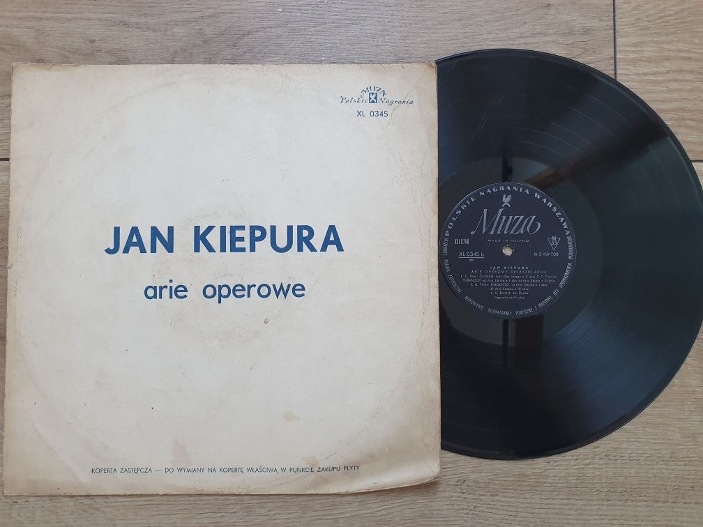 Jan Kiepura Arie Operowe płyta winylowa