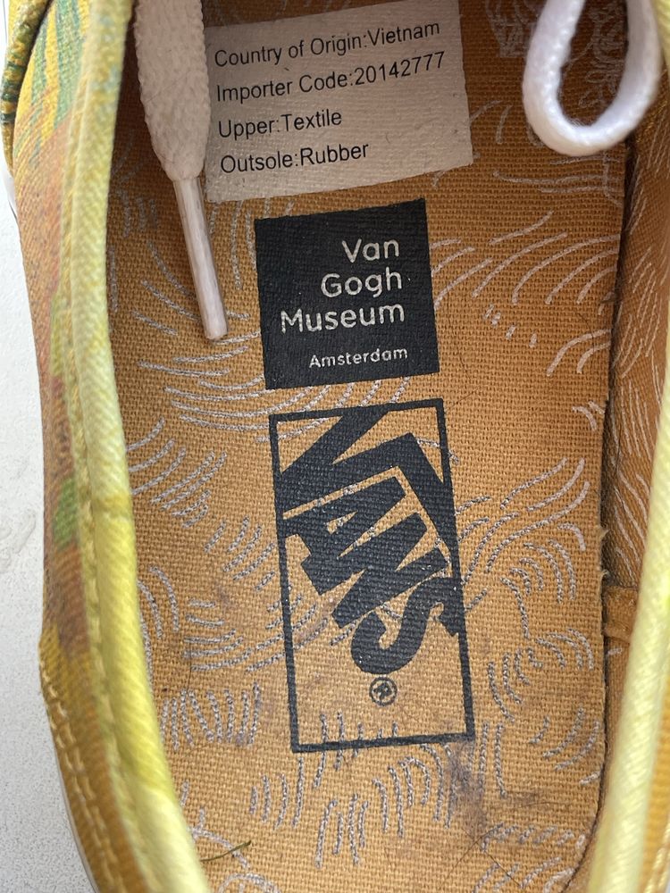 Вэнсы Кеды унисекс Vans Vincent Van Gogh Authentic Винсент Ван Гог36.5