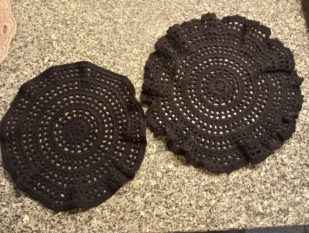 Peças exclusivas de Crochê