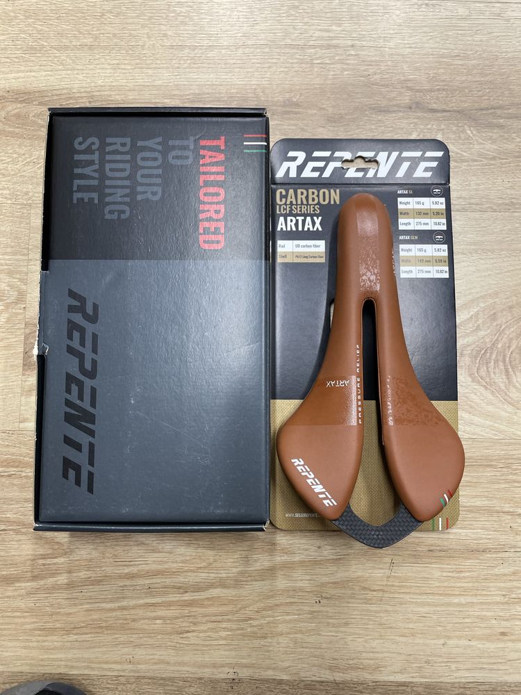 Siodło Selle Repente GLM Brown Carbon, szosa, Gravel,Mtb