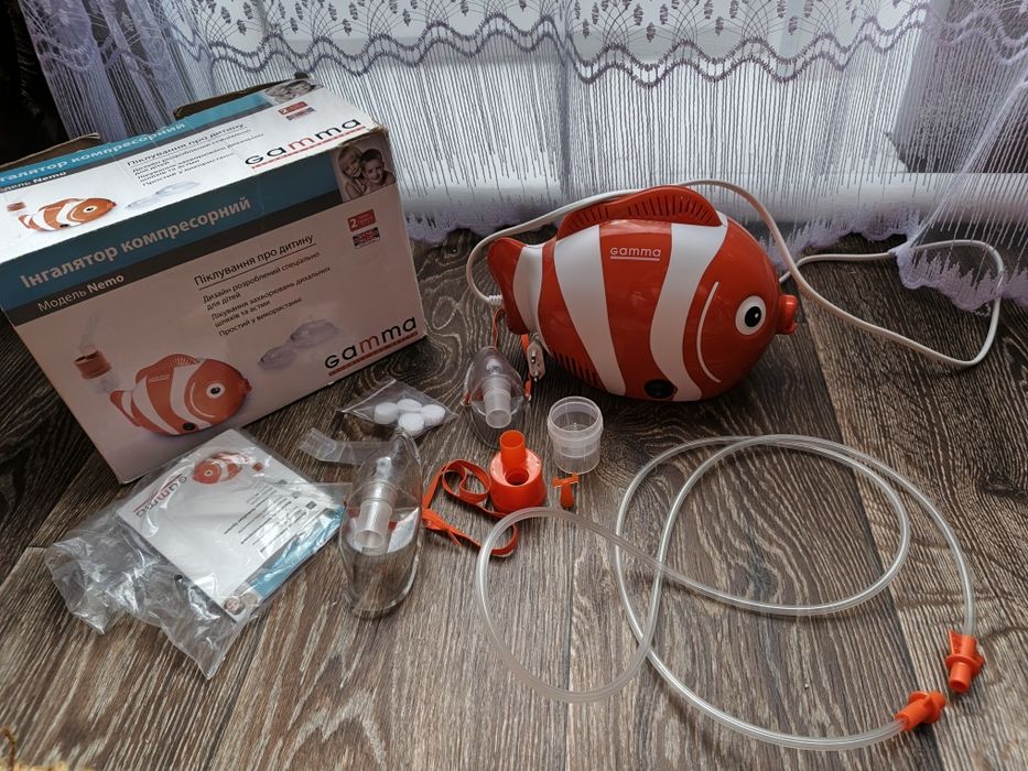 Ингалятор небулайзер компрессорный Gamma Nemo на запчасти