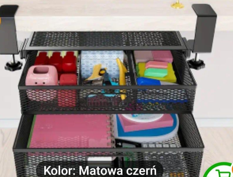 Organizer pod biurko