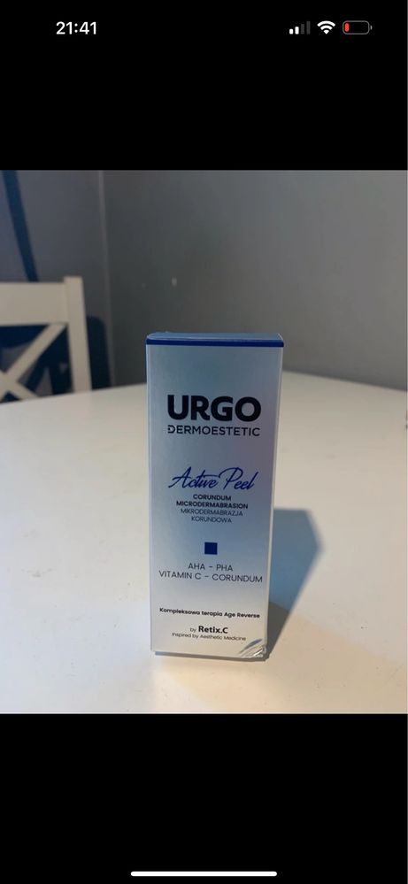 Urgo active peel mikrodermabrazja korundowa