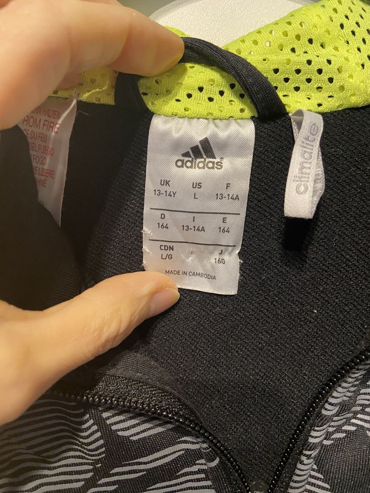 Bluza czarna Adidas roz. 164 cm