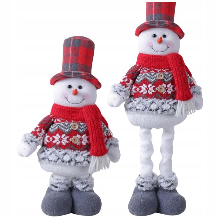 Skrzat Krasnal Świąteczny Teleskopowy Różne Wzory 62cm Regulowany