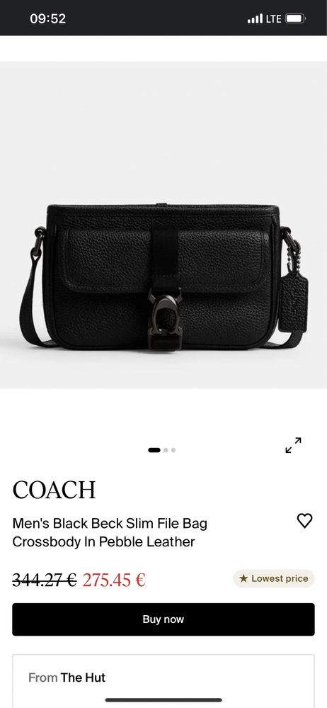 Coach оригінал чоловіча сумка