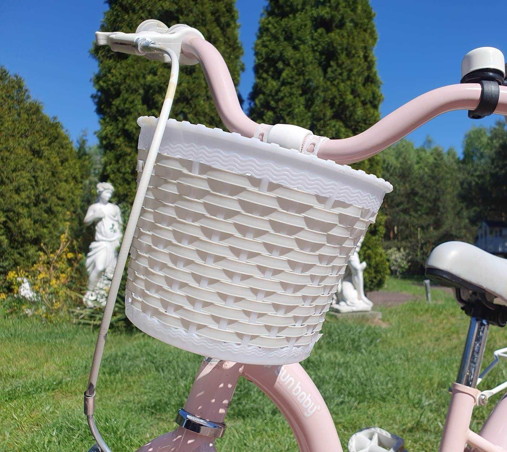 Rower dziecięcy Sun Baby Flower 16 cali dla dziewczynki - różowy