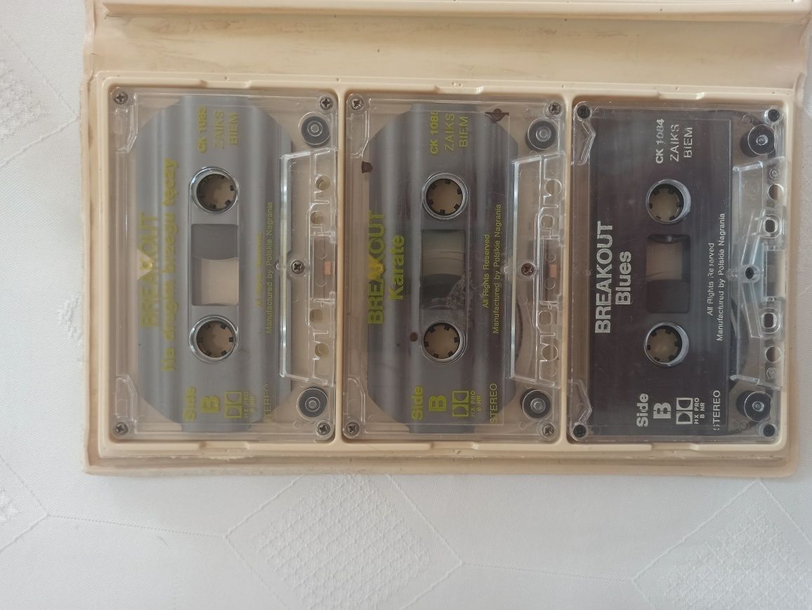 BREAKOUT–komplet 3 kultowych kaset. Tęcza, Blues i Karate.