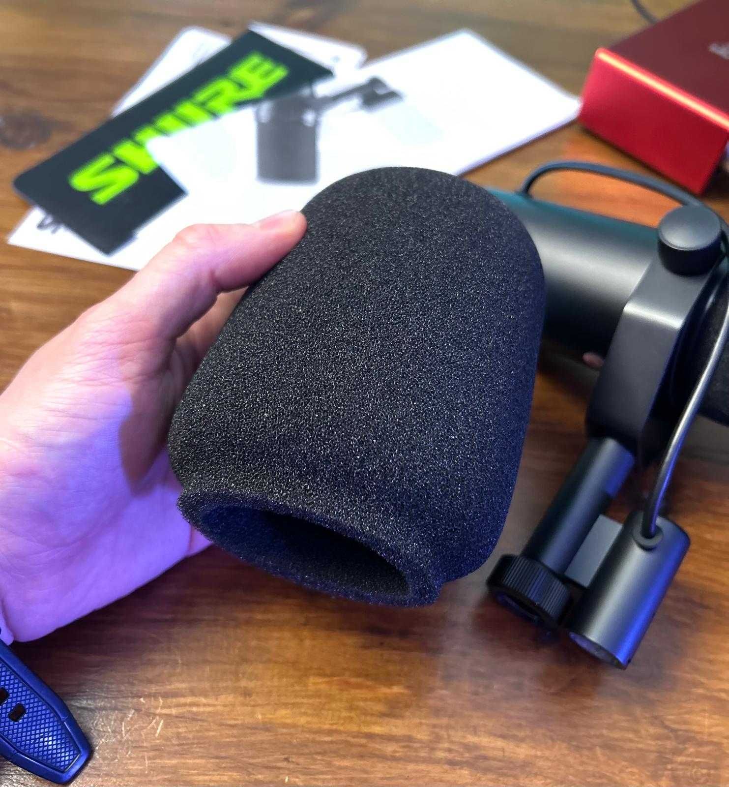 Shure SM7B mikrofon dynamiczny do podcastu, YouTube