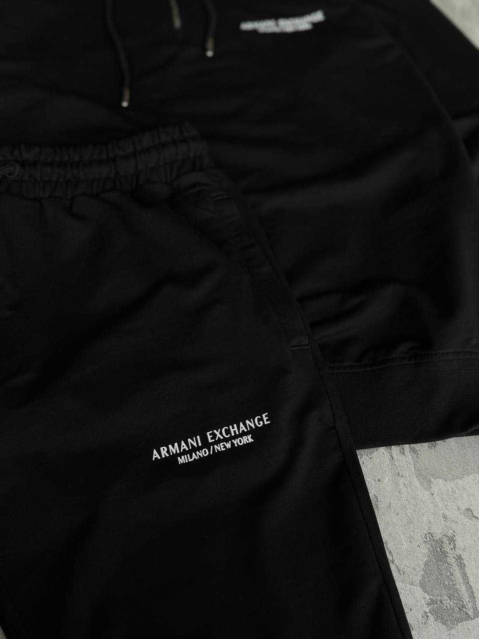 Костюм Armani Exchange Luxe з qr-code весняний штани + кофта i57/AX22
