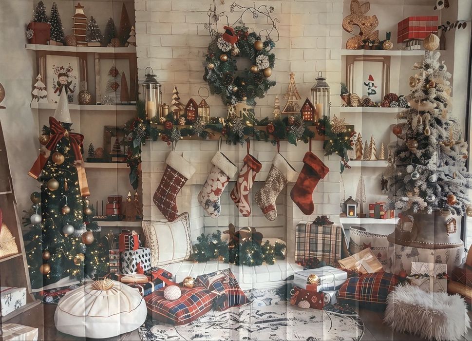 Tlo fotograficzne material swiateczne