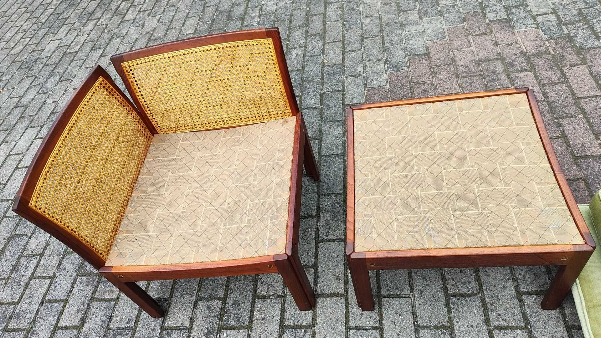 Plexus fotel z podnóżkiem Dania design