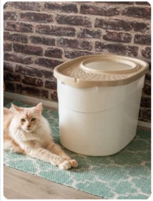 Nowa ‼️ super Kuweta IRIS• Dla Kota Wejście Od Góry / Bez Przywierania