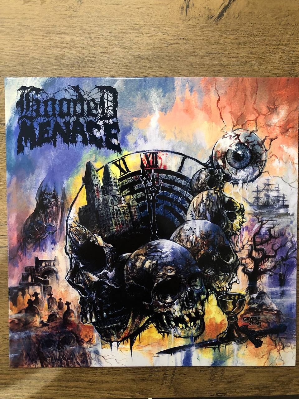 Hooded Menace 3 LP + 1 7''