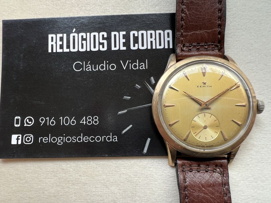 Relógio Zenith estrela dourada