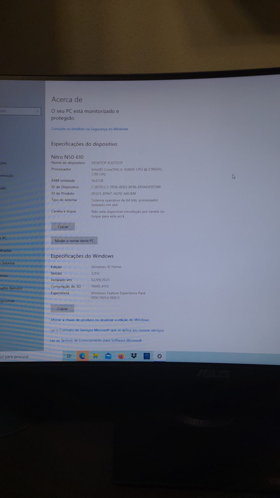 Computador  gaming asus