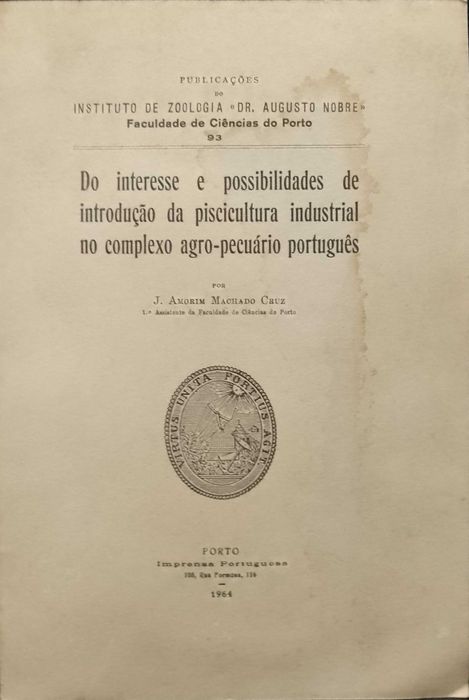 Introdução piscicultura industrial no complexo agro-pecuário português