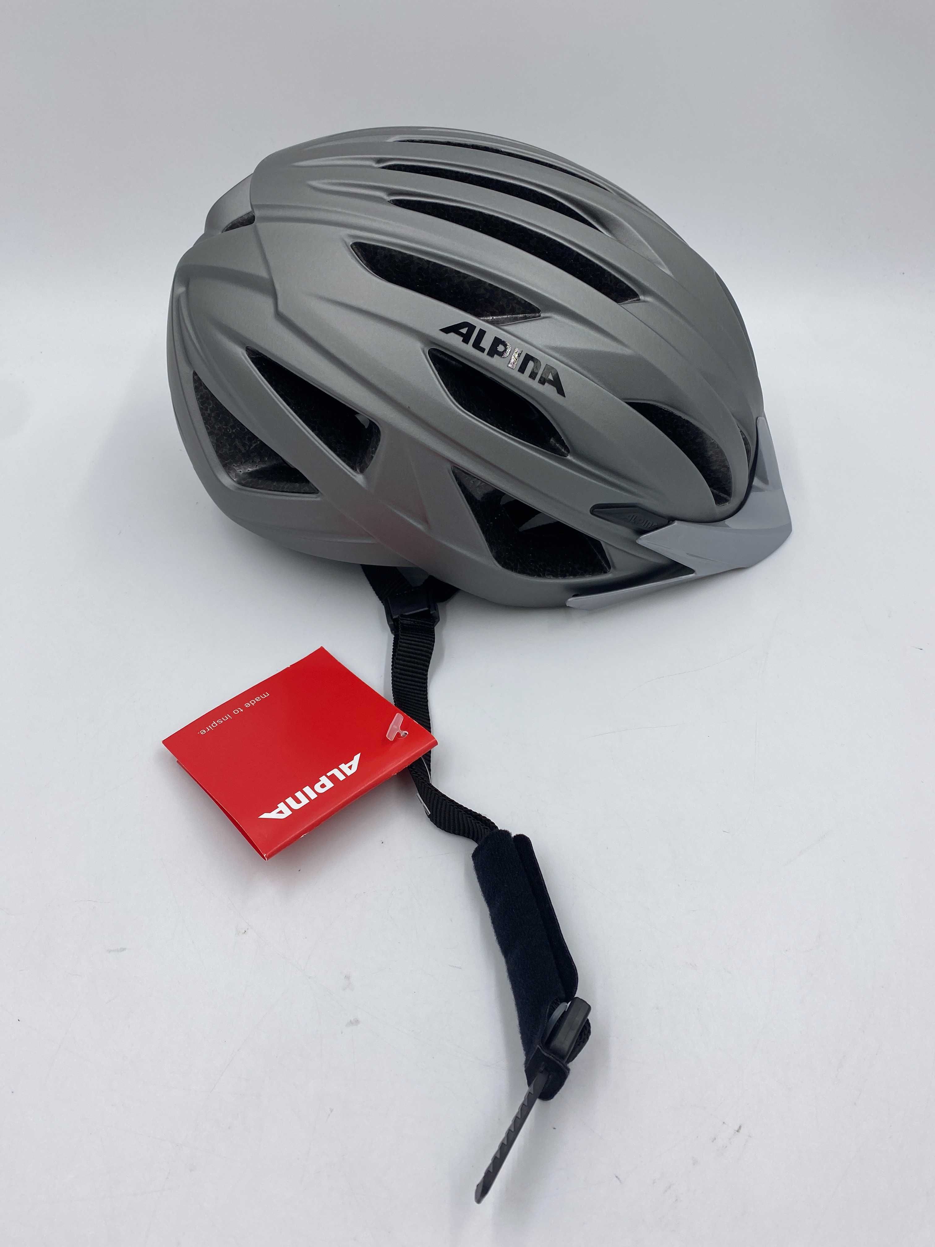 ALPINA PARANA kask rowerowy ciemnosrebrny mat 58-63 cm