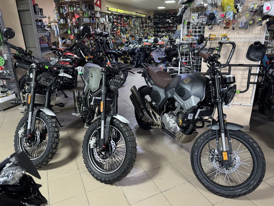Мотоцикл GEON Scrambler, 250cc. Доставка.