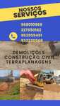 Demolições, Construção Civil, Terraplanagens