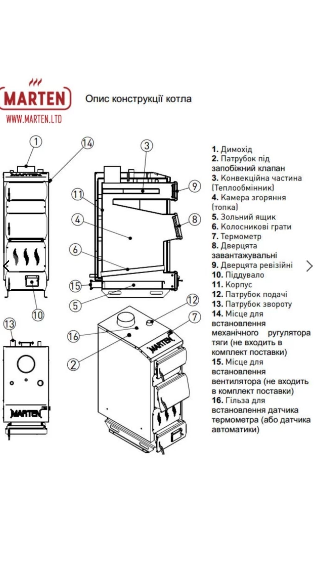 Котел Marten Praktik 15Квт