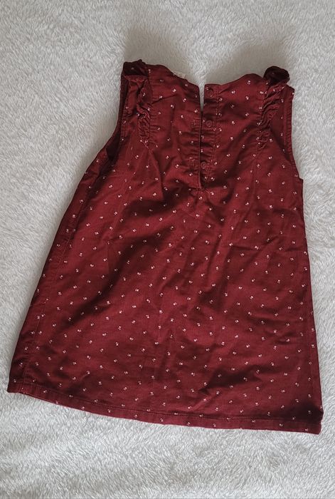 Sztruksowa sukienka H&M r. 86