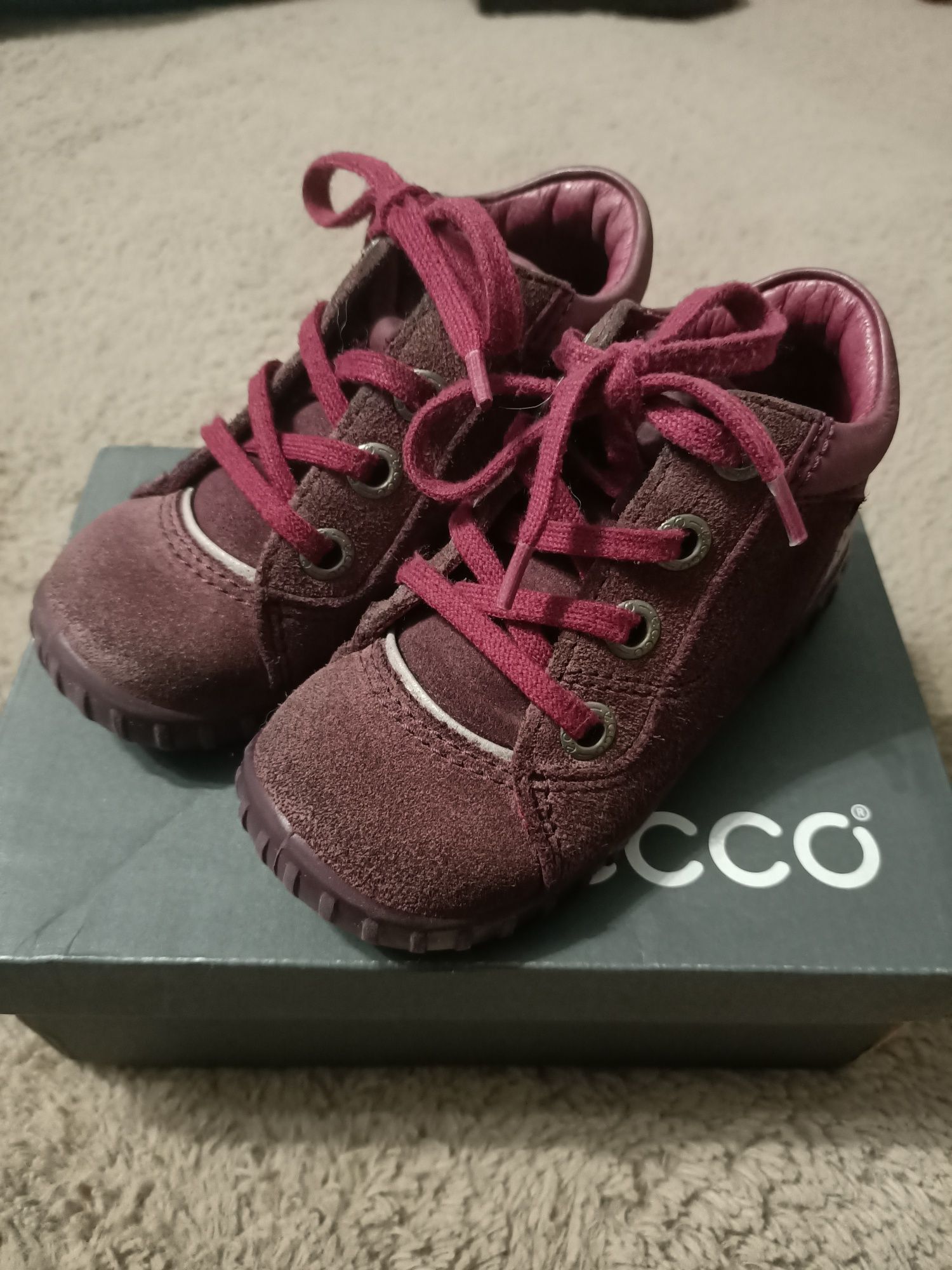 24 ECCO Mimic trzewiki buty na jesień fiolet