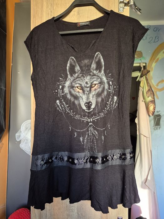 Goth alternative koszulka wilk