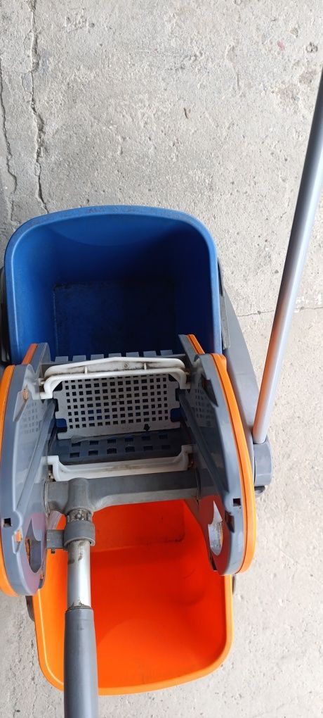 Wiadro mop wózek splast 2x25 litrów wyciskacz Vileda