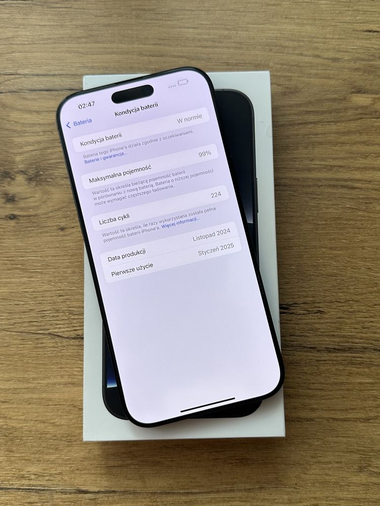 Iphone 16 Pro Max 256GB Gwarancja
