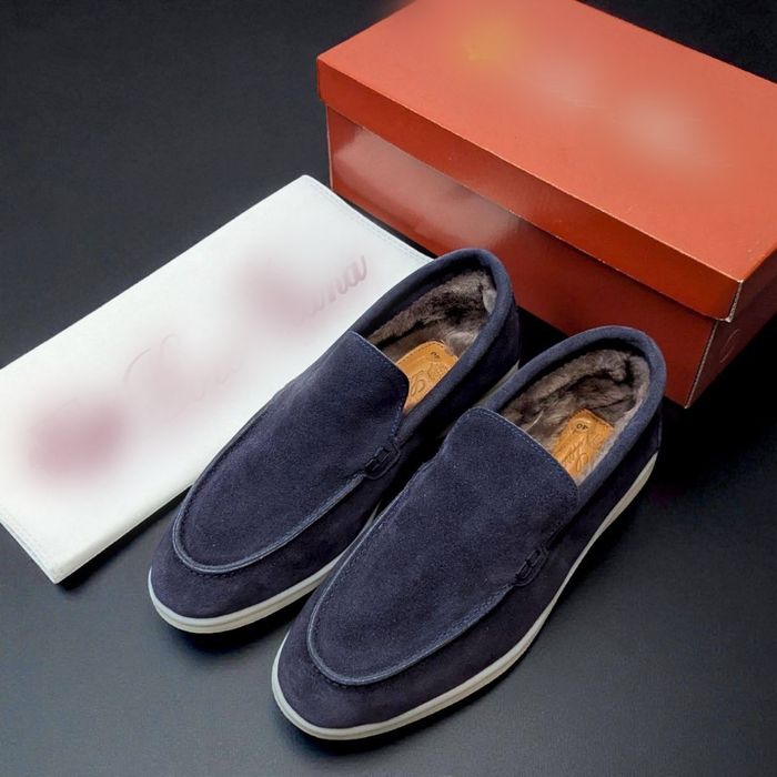 Зимные Лоферы для мужчин (40/41/42/43/44/45) Обувь новая зимняя