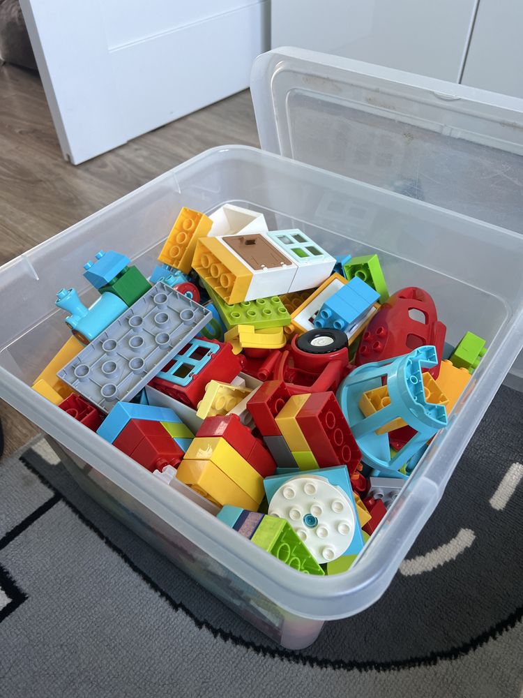 Zestaw klocków Duplo + Mega Blocks