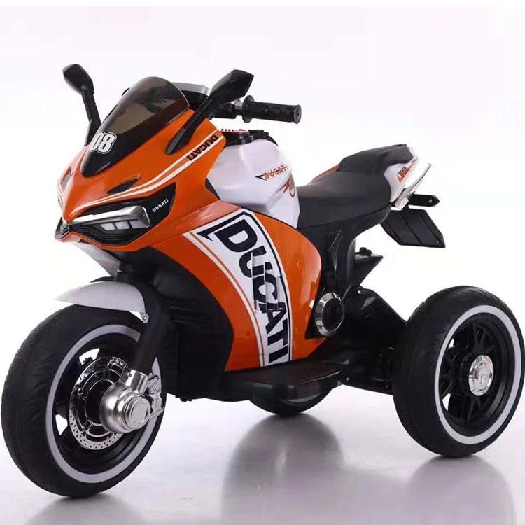 Детский электромотоцикл Ducati 3-х колесный трицикл на аккумуляторе