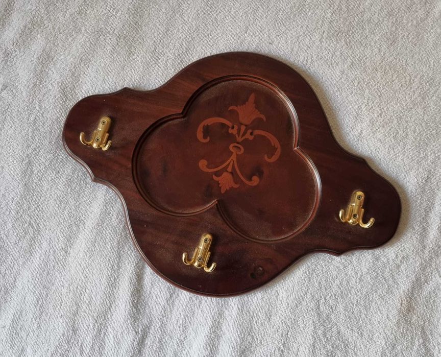 Cabide Antigo Madeira para Parede