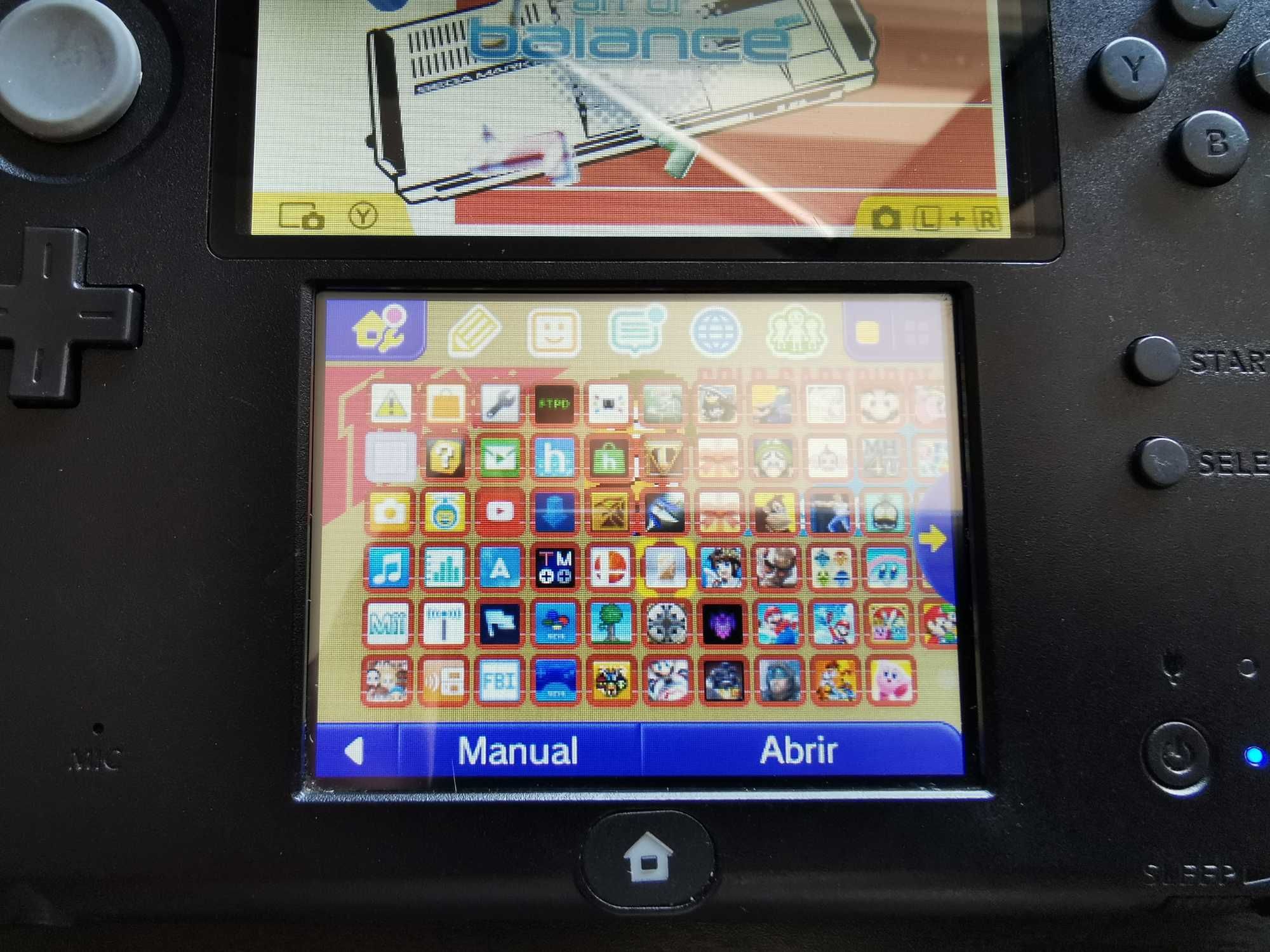 Nintendo 2ds desbloqueada 128GB