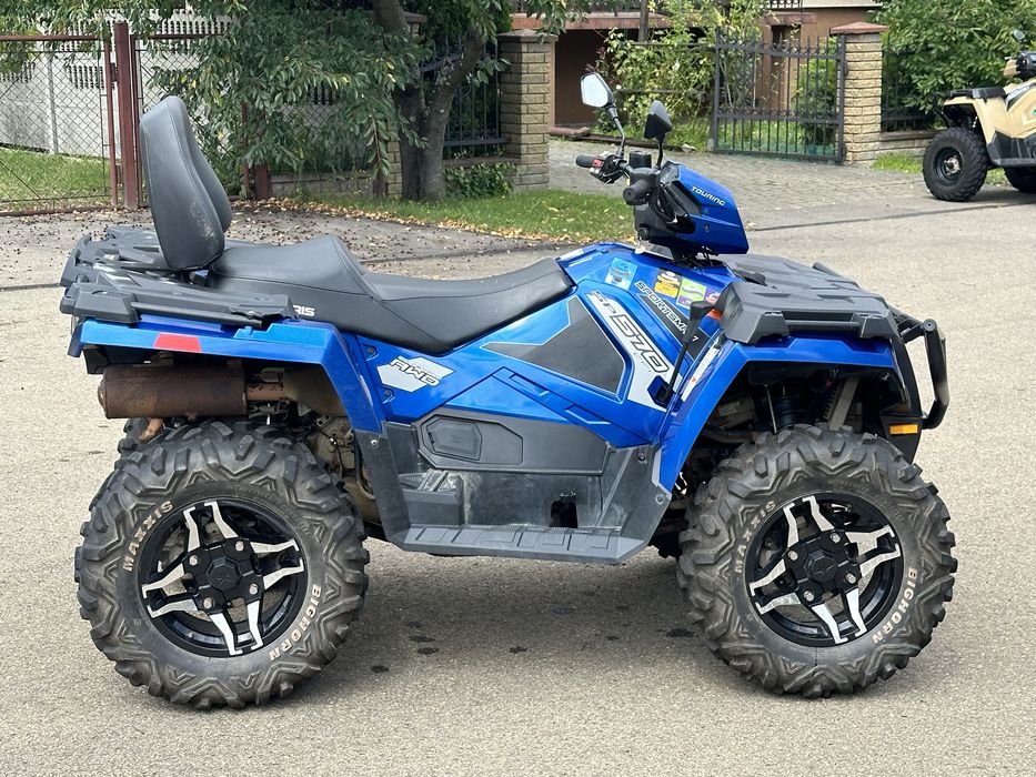 Polaris Sportsman 570 Touring zamiana na motocykl lub lawetę