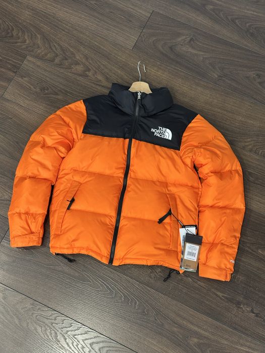 Пуховик куртка TNF 700 The North Face 1996 Nuptse orangeт норт фейс