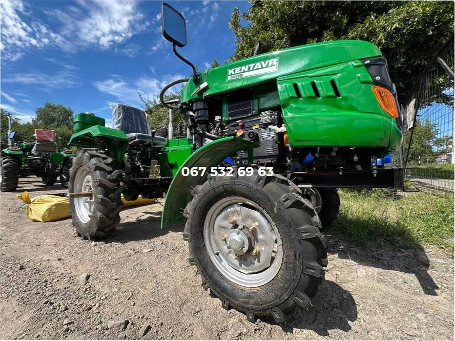 Мототрактор KENTAVR 160B + навісне! Доставка по Україні б/к | Кредит