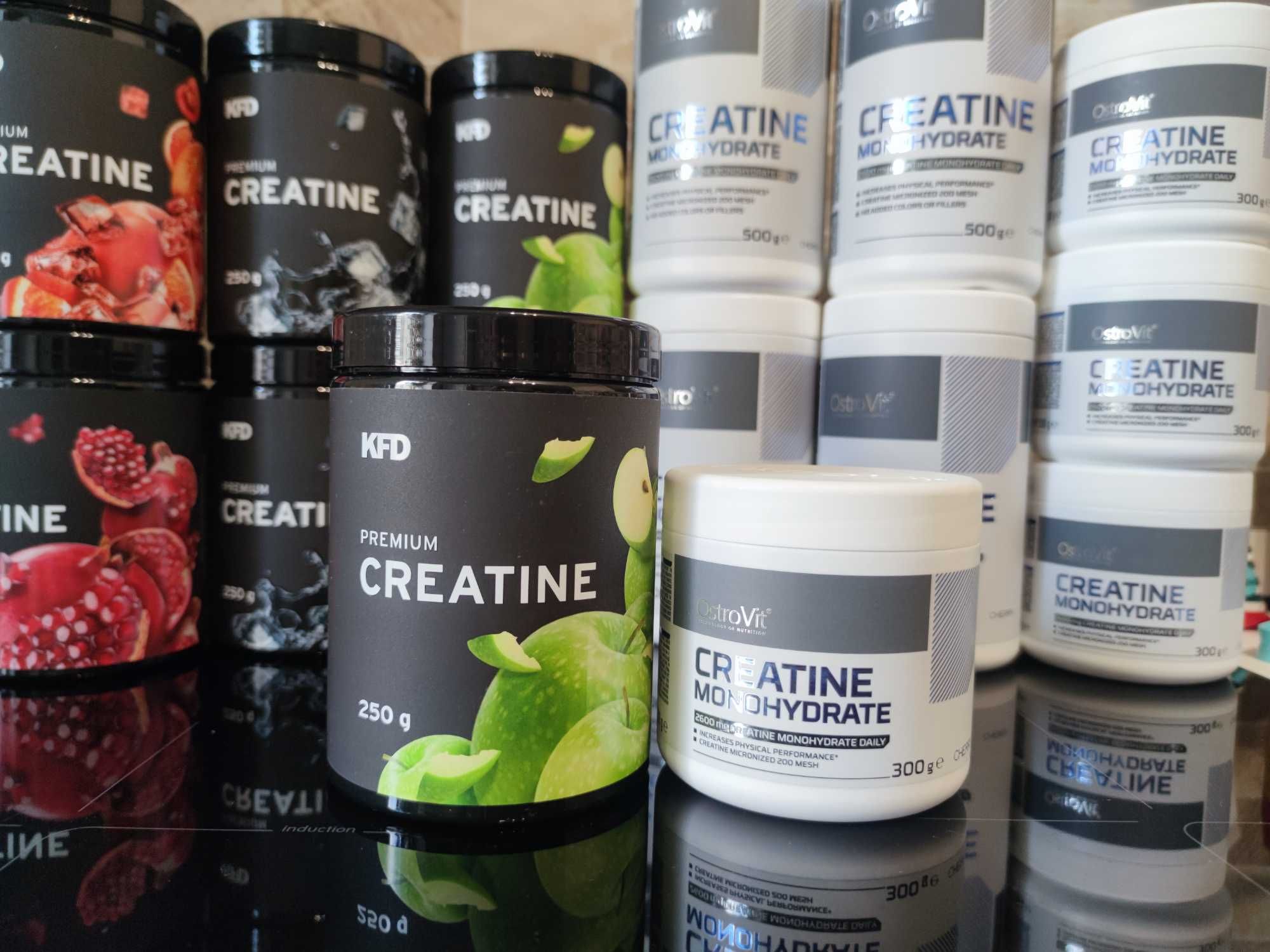 Креатин моногідрат 250гр KFD OstroVit Biotech Scitec Optimum Nutrition