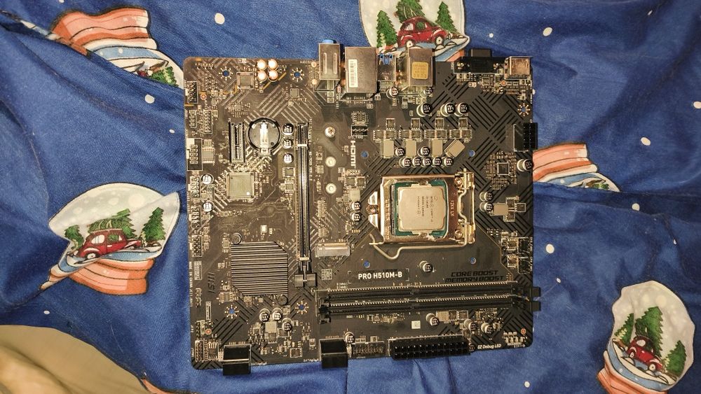 Płyta główna MSI H510M-B Pro z procesorem Intel core i3 -10100 3.6 GHz