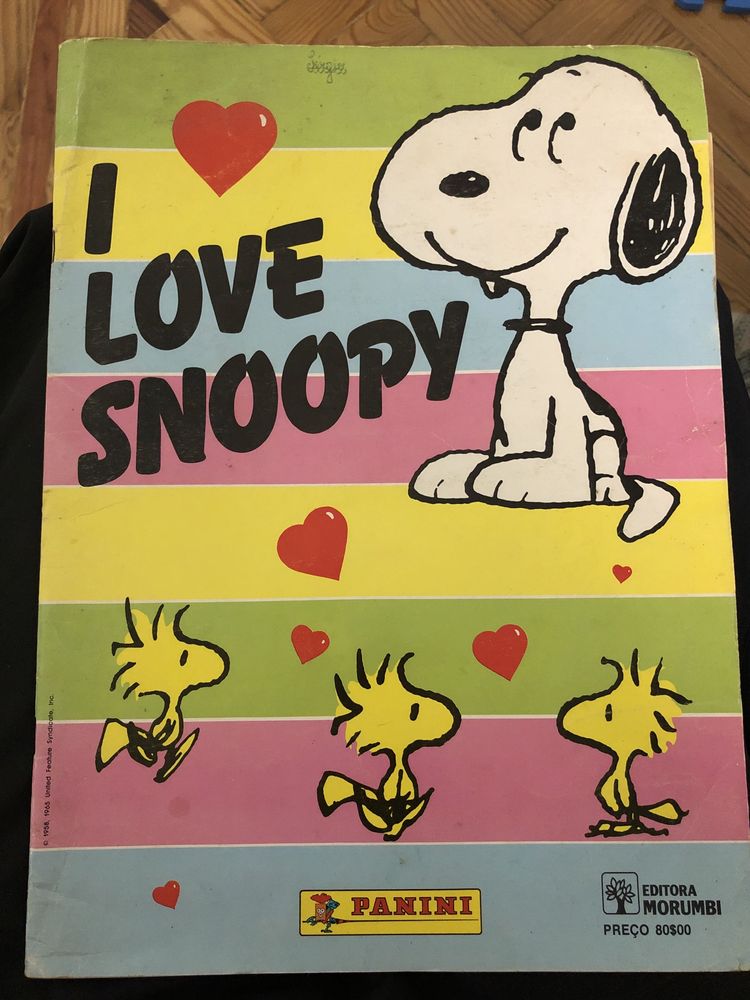 Caderneta I Love Snoopy