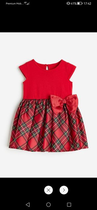 Nowa sukienka świąteczna HM rozm 104/110