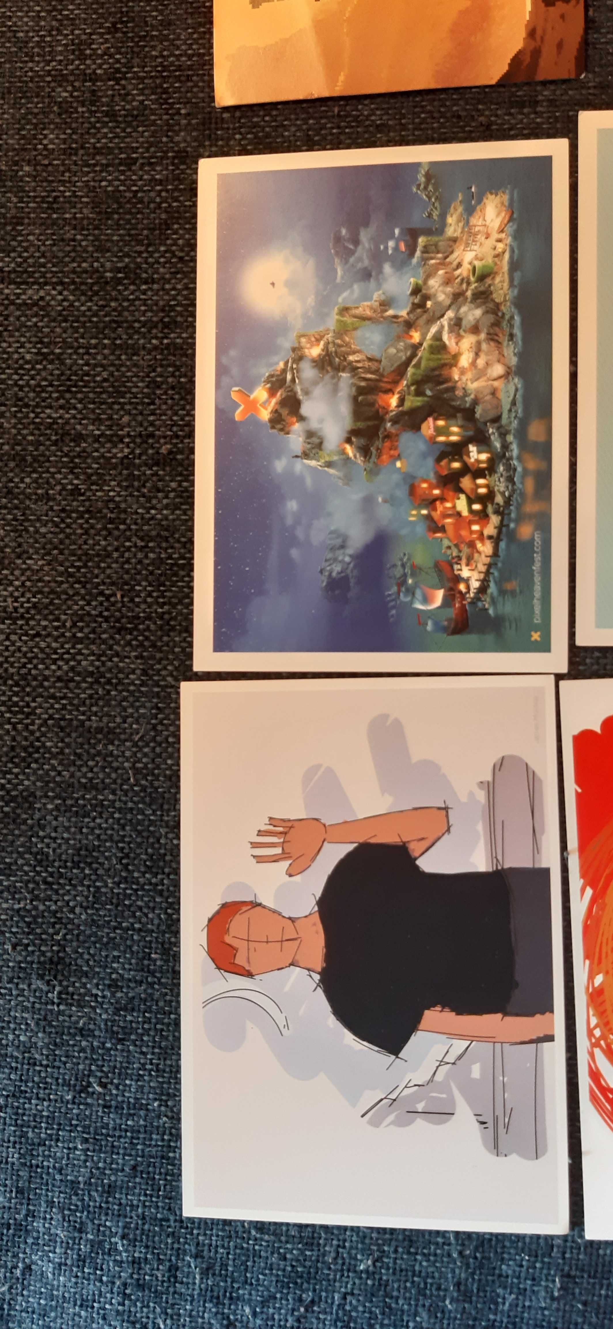 kolekcjonerskie ulotki informacyjne z gier amiga atari commodore i pc
