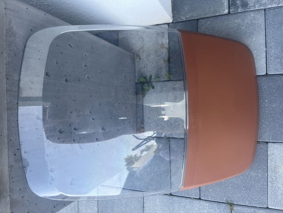 Fotelik na rower przedni przod Bobike Mini exclusive z oslonka