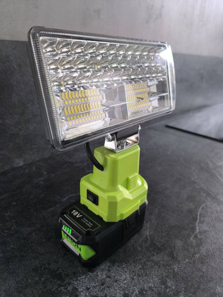 Led 18V do akumulatorów lampa  ryobi