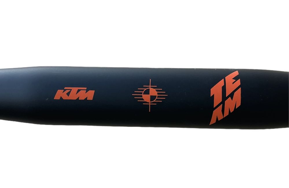 Kierownica szosowa KTM TEAM Orange Logo, 31.8mm, 440mm, nowa /012-089