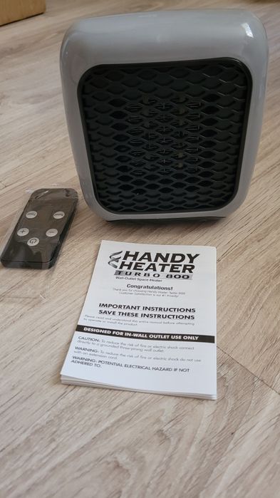 Mini grzejnik elektryczny ścienny 800W