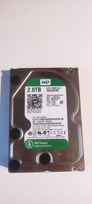 Dysk twardy 2 TB WD green